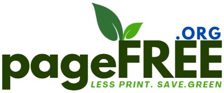 PageFREE.ORG | Less Print. Save.GREEN